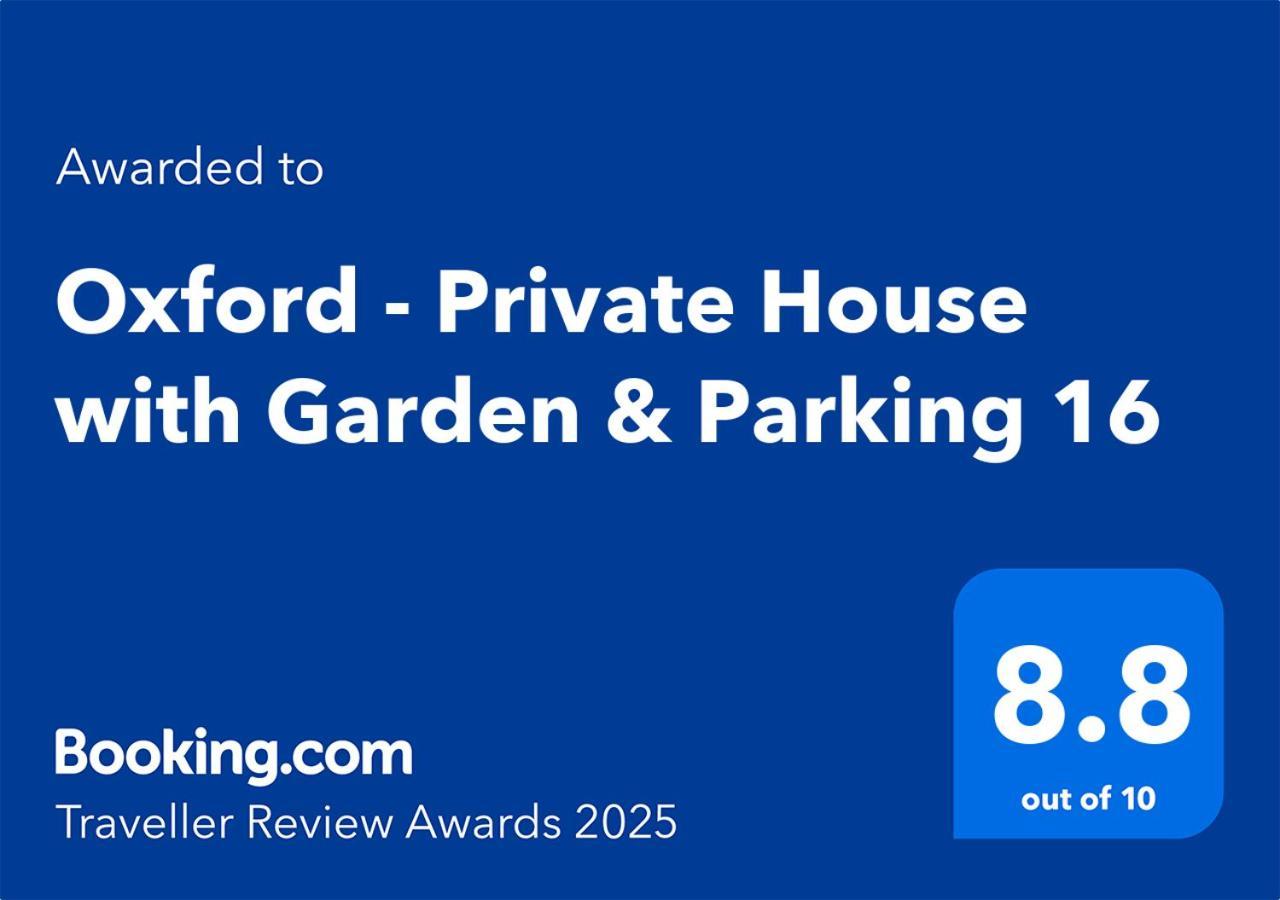 Appartement Oxford - Private House With Garden & Parking 16 Extérieur photo